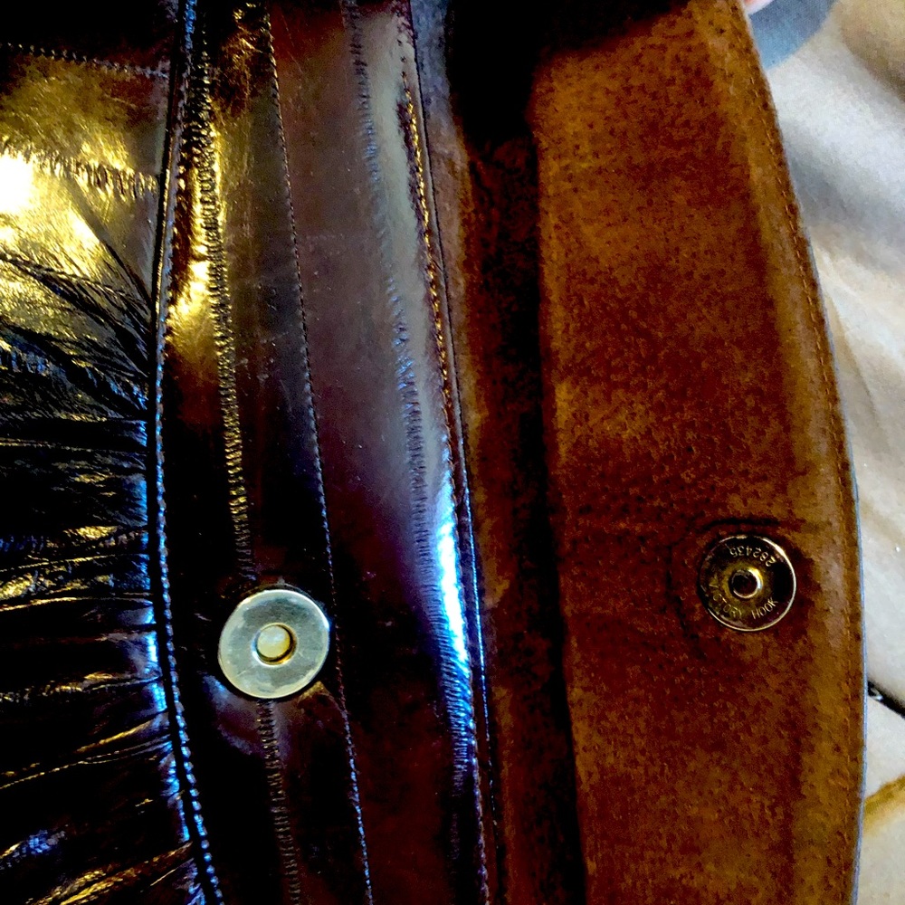 Women’s eel skin clutch purse